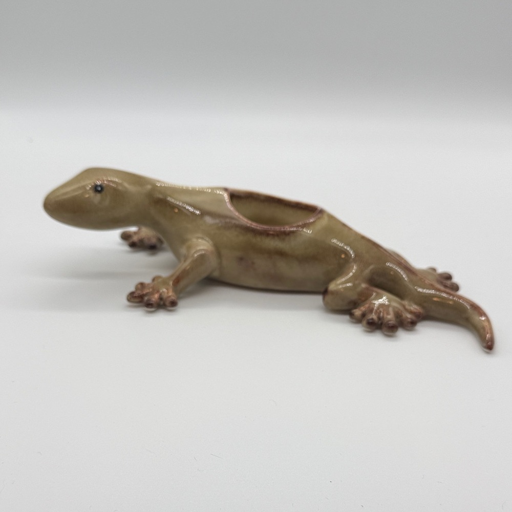 PartyLite Ceramic Gecko Lizard Tealight Holder